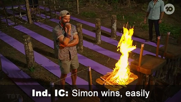 Simon wins surprise individual IC
