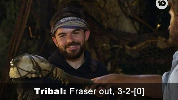 Fraser out, 3-2-[0]