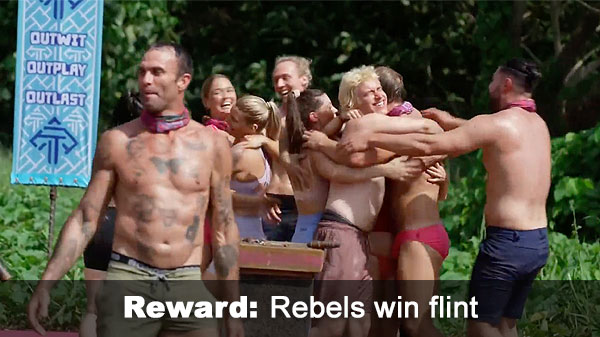 Rebels win reward