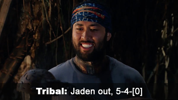 Jaden out, 5-4-[0]