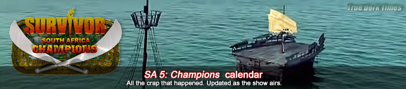 SurvivorSA 5: Champions calendar