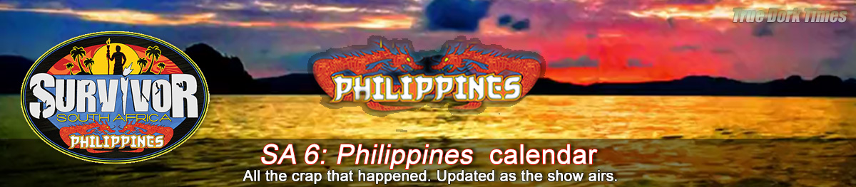SurvivorSA 6: Philippines calendar