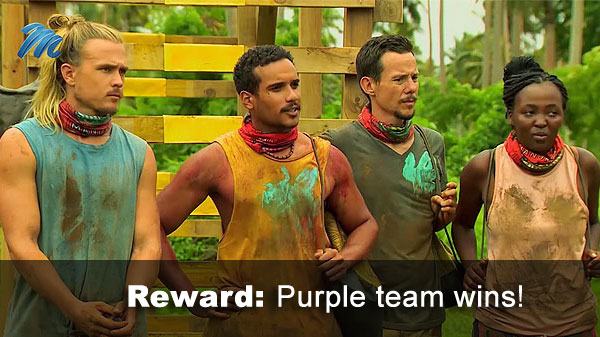 Purple team wins