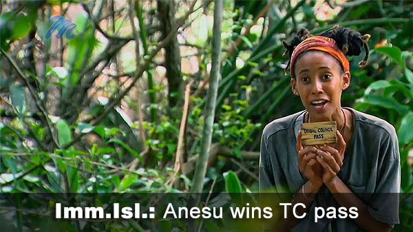 Anesu wins Tribal Council pass