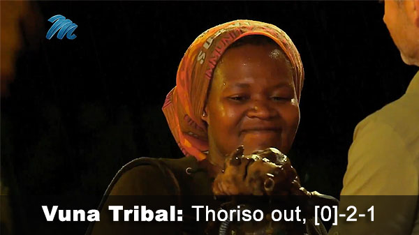 Thoriso idoled out, [0]-2-1