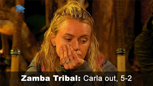 Carla out, 5-2