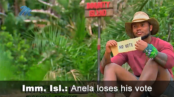 Anela loses his vote