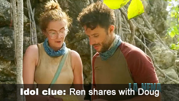 Ren shares clue with Doug