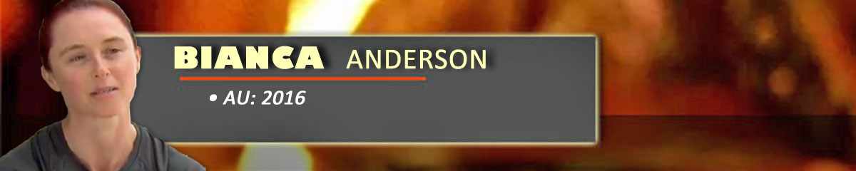 Bianca Anderson - SurvivorAU: 2016