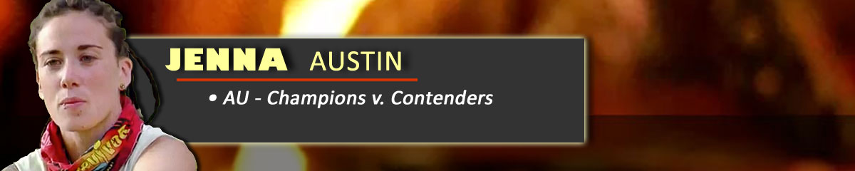 Jenna Austin - SurvivorAU: Champions v. Contenders