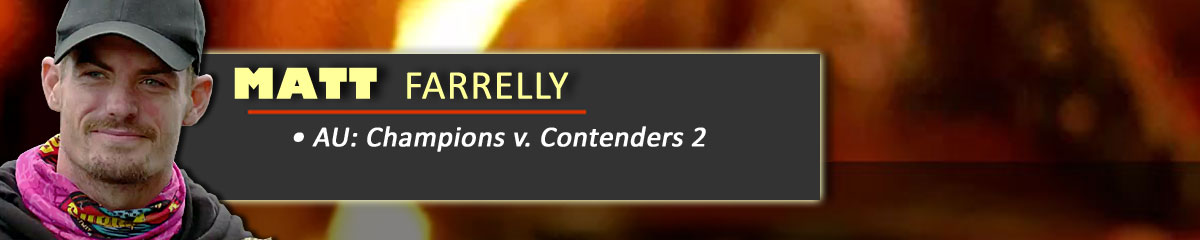 Matt Farrelly - SurvivorAU: Champions v. Contenders 2