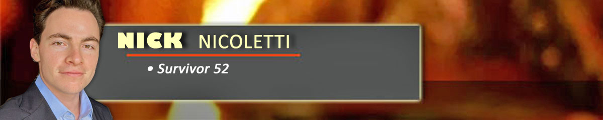 Nick Nicoletti - Survivor 52