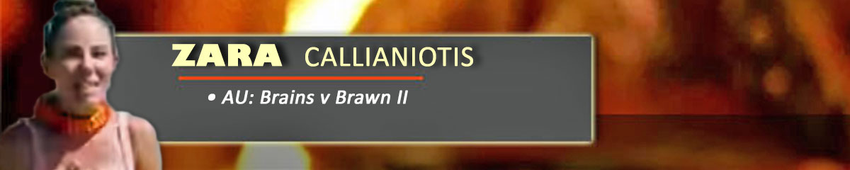 Zara Callianiotis - SurvivorAU: Brains v Brawn II